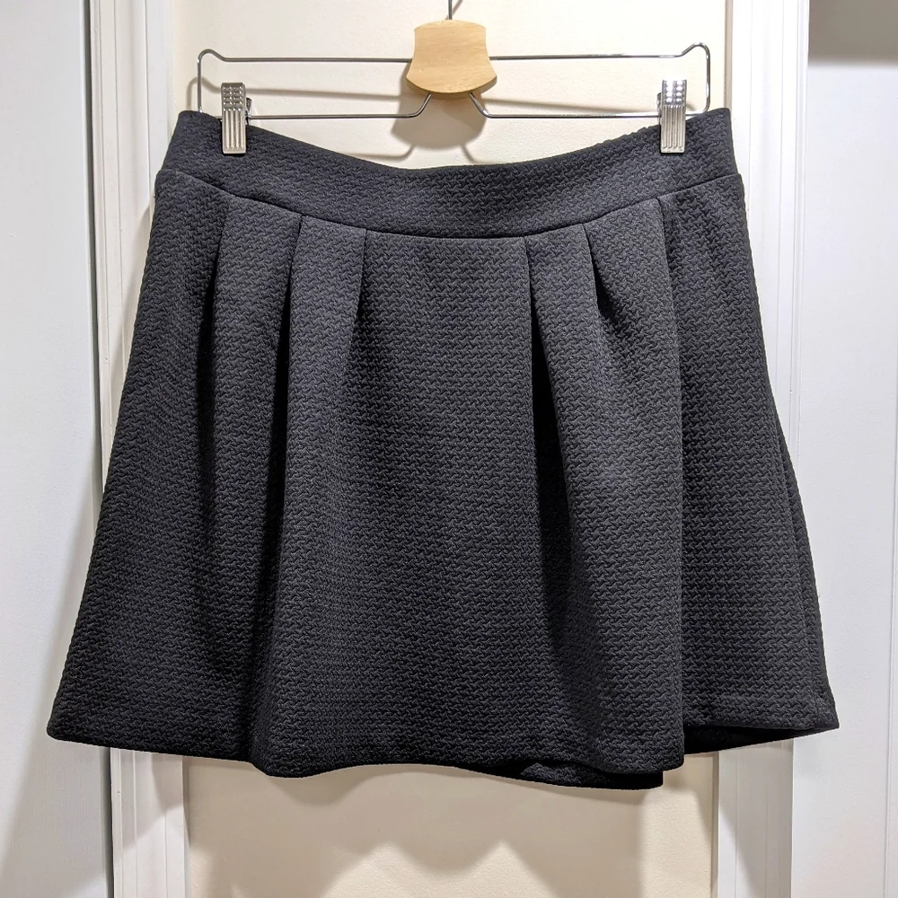 Candie's Pleated Circle Skirt Black